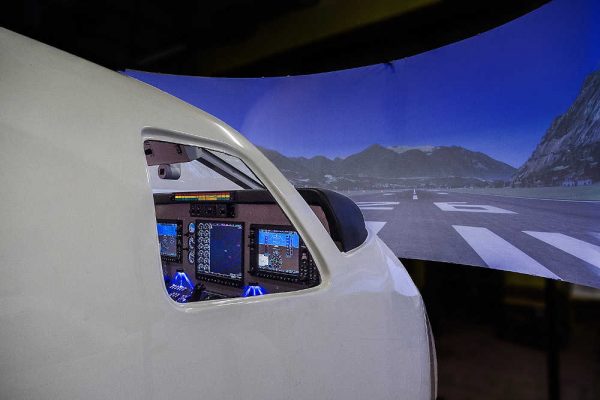 Super King Air 350 FNPTII MCC simulator